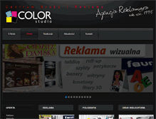 Tablet Screenshot of colorstudio.pl